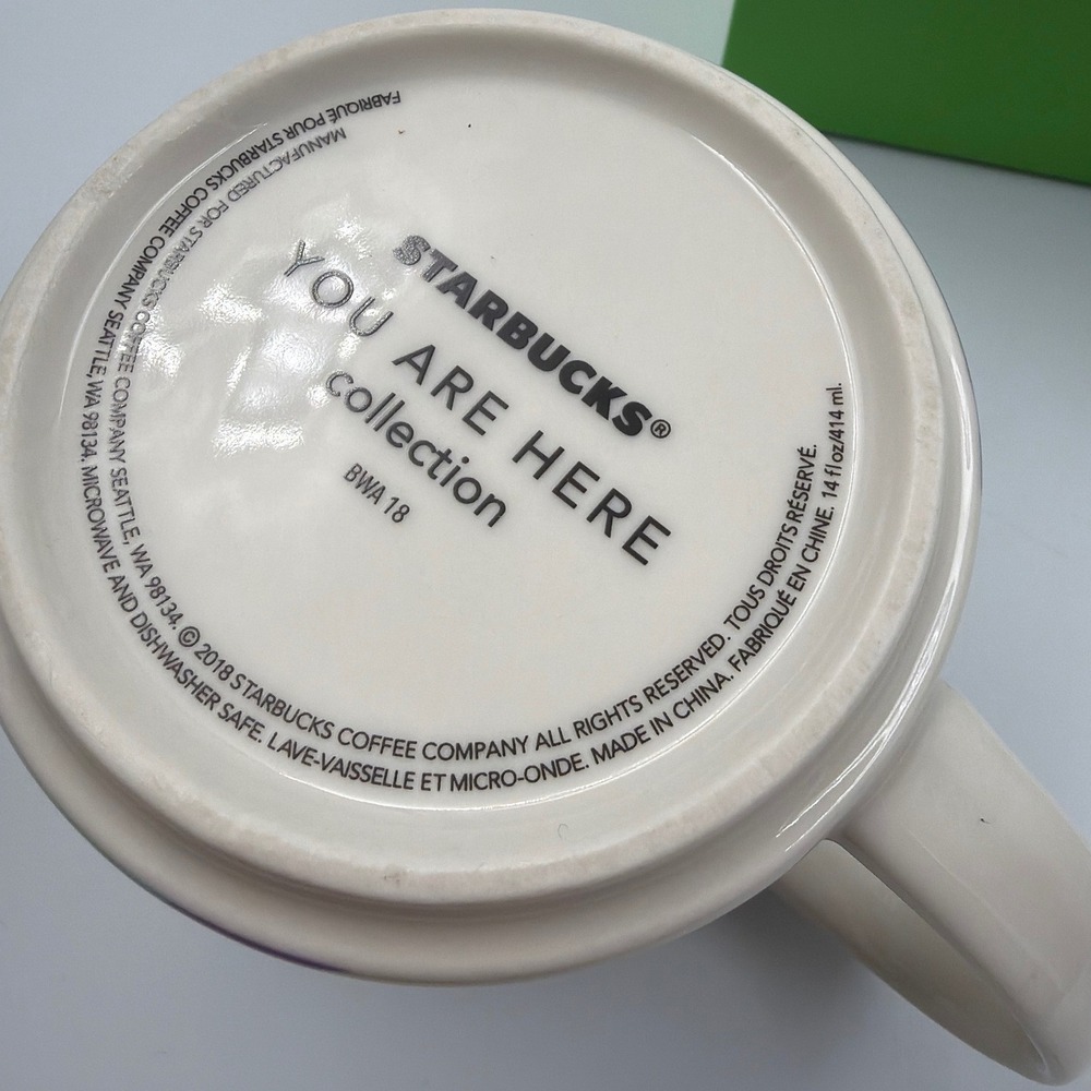 Starbucks Oregon You Are Here Collection Coffee Mug Cup 14 oz with Box NEW - Picture 3 of 6